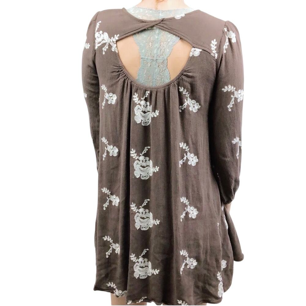 Altar'd State Boho Floral Embroidered Dress XS - Picture 5 of 15